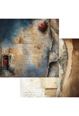 ALCHEMY OF ART ALCHEMY OF ART BEHIND CLOSED DOORS 8x8 PAPER PACK 12 SHEETS