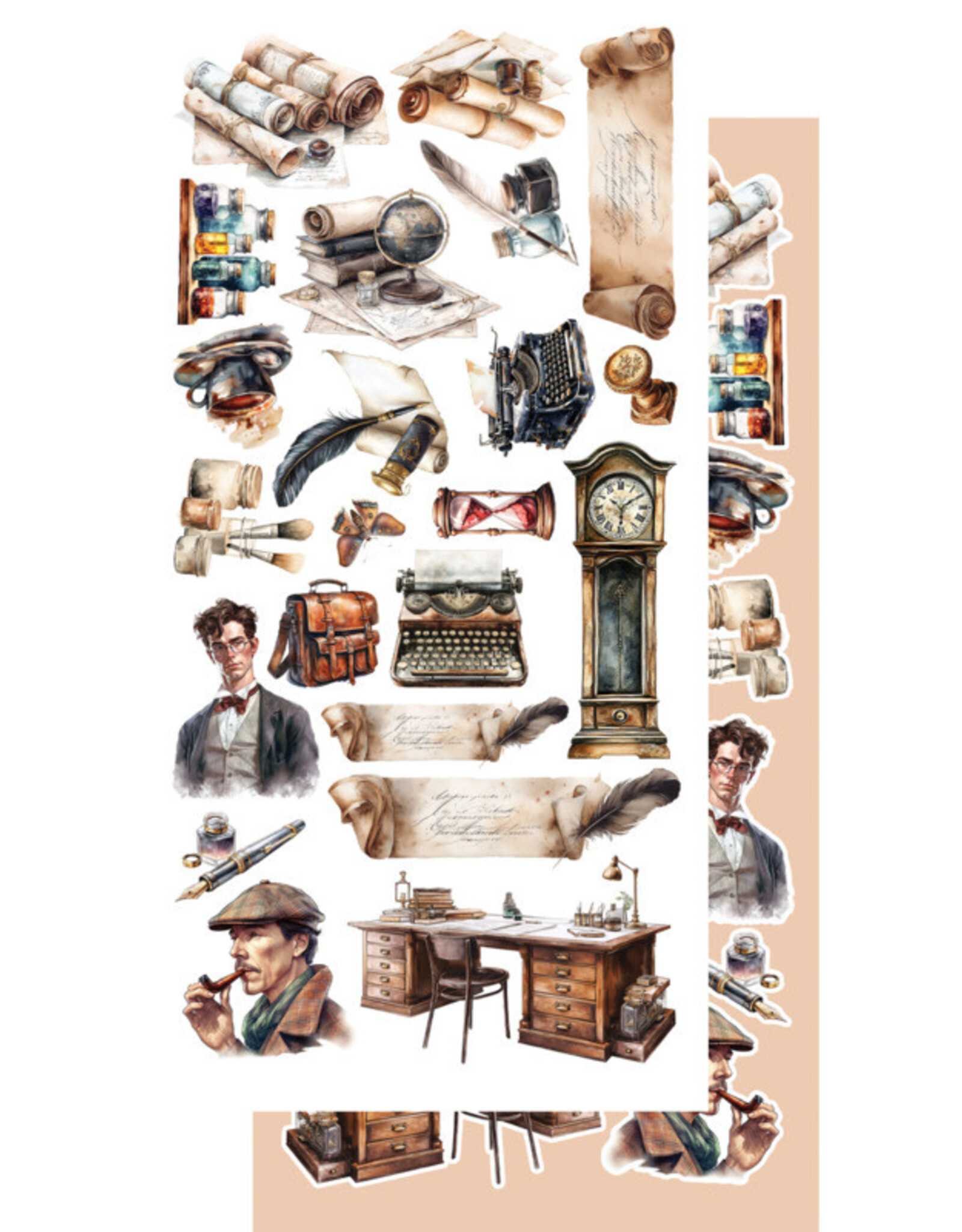 ALCHEMY OF ART ALCHEMY OF ART BEHIND CLOSED DOORS 6x12 EXTRAS DIE-CUTS