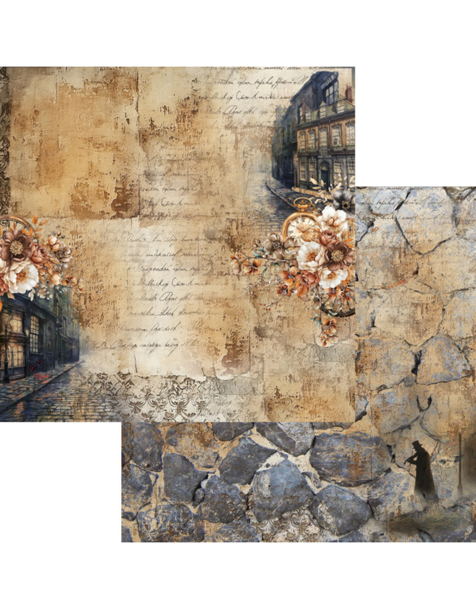 ALCHEMY OF ART ALCHEMY OF ART BEHIND CLOSED DOORS 12x12 PAPER PACK 6 SHEETS