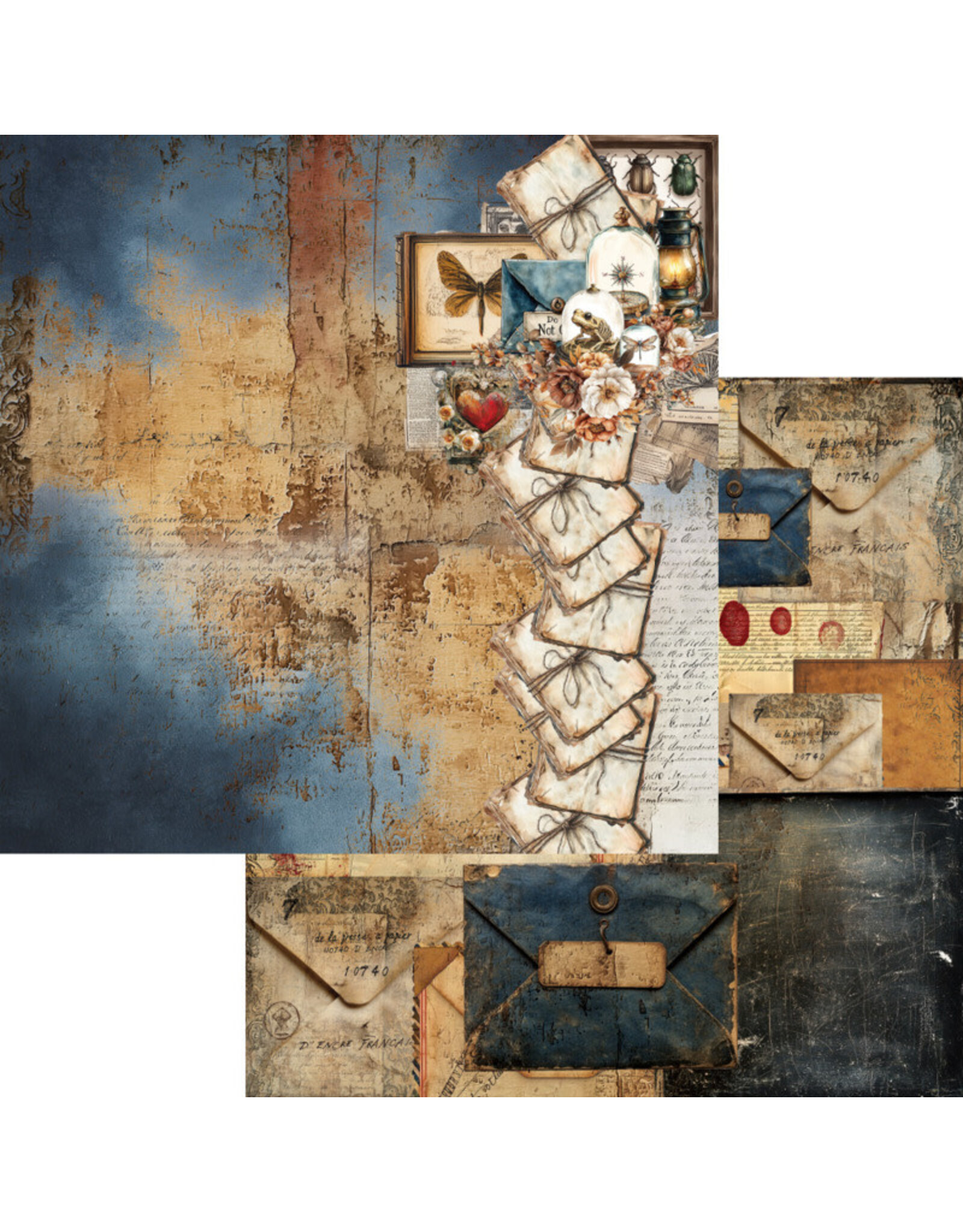 ALCHEMY OF ART ALCHEMY OF ART BEHIND CLOSED DOORS 12x12 PAPER PACK 6 SHEETS