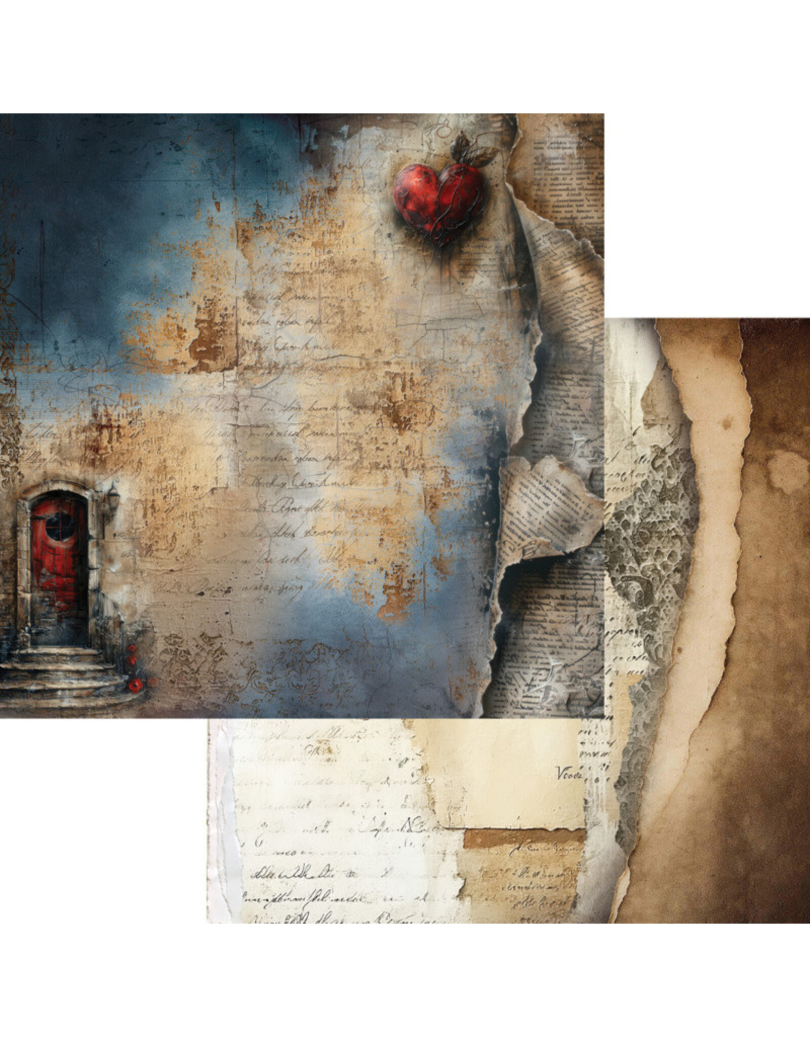 ALCHEMY OF ART ALCHEMY OF ART BEHIND CLOSED DOORS 12x12 PAPER PACK 6 SHEETS