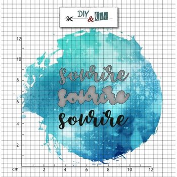 DIY & CIE DIY & CIE  DIES ET TAMPON CLAIR SOURIRE