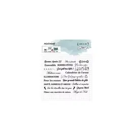 DIY & CIE DIY & CIE NOEL ET CIE CLEAR STAMP SET