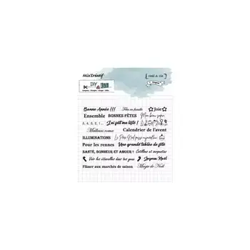 DIY & CIE DIY & CIE NOEL ET CIE CLEAR STAMP SET