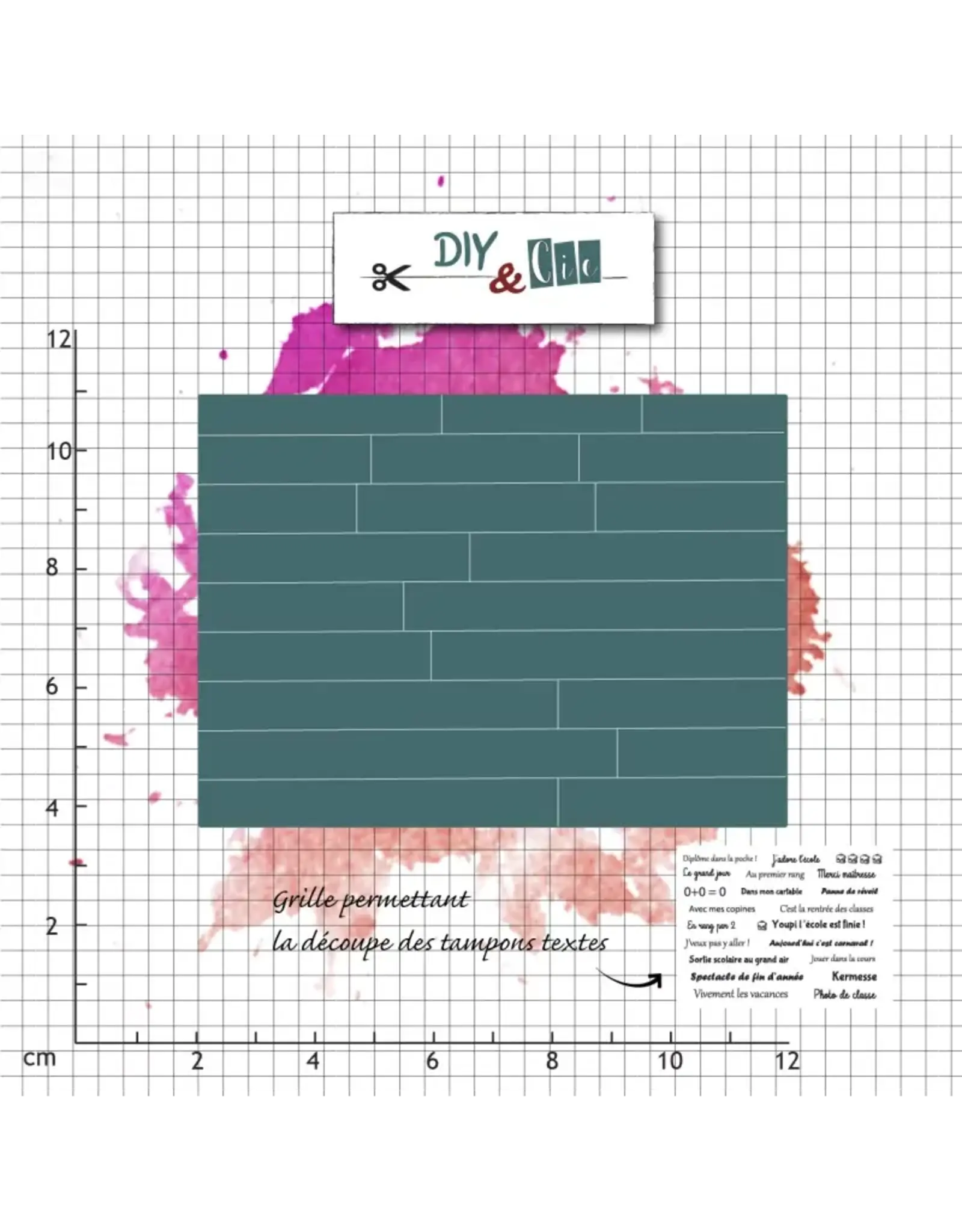 DIY & CIE DIY & CIE GRILLE MOTS ET CIE DIE SET