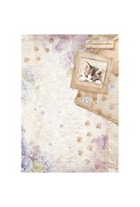 STAMPERIA STAMPERIA QUIET DAYS ASSORTED A4 RICE PAPER 6/PK