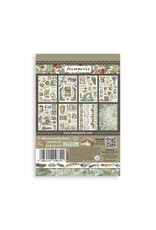 STAMPERIA STAMPERIA HERBARIUM SILVAE A5 WASHI PAD