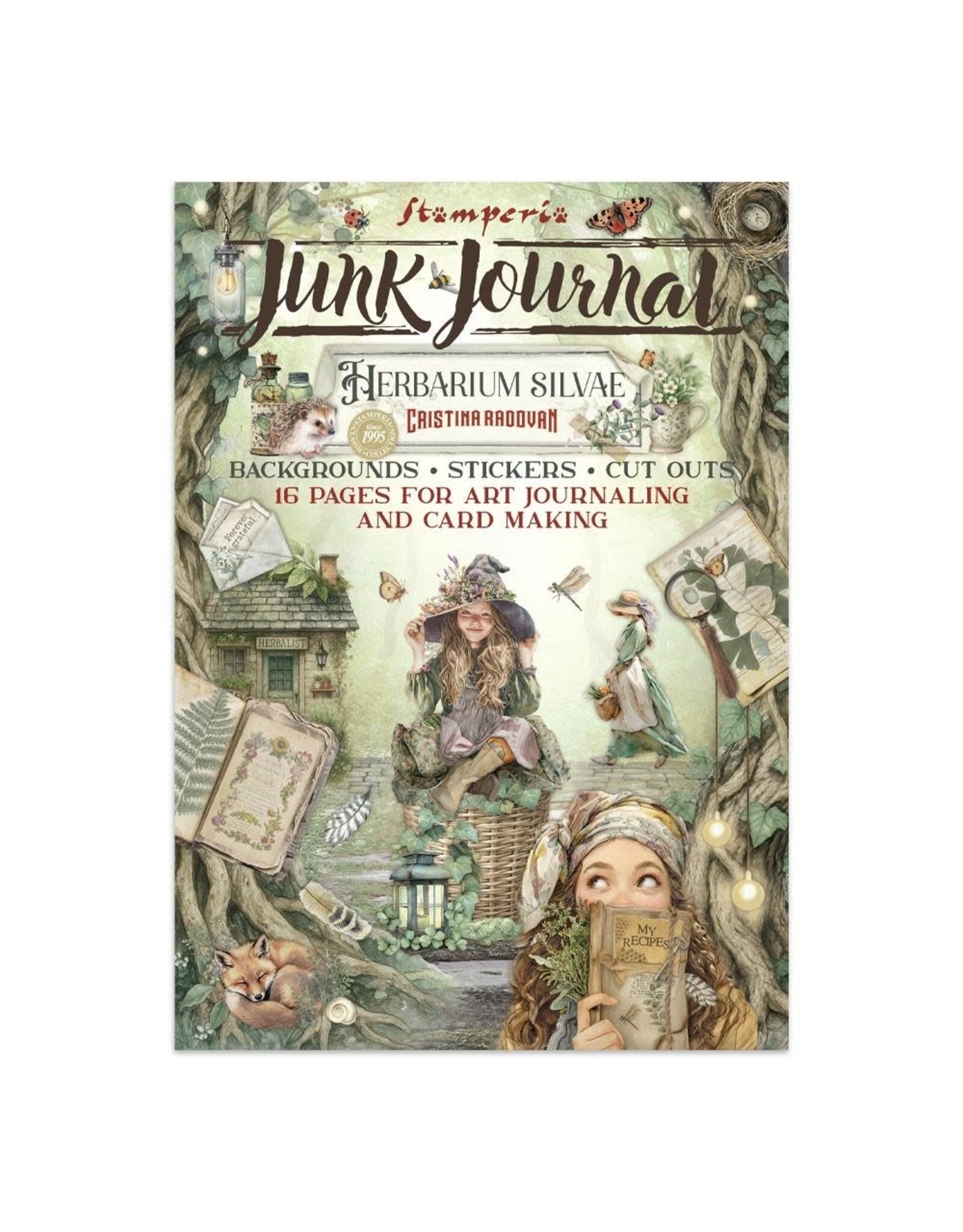 STAMPERIA STAMPERIA HERBARIUM SILVAE JUNK JOURNAL