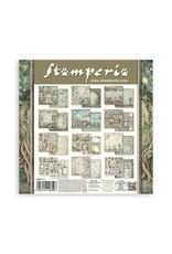 STAMPERIA STAMPERIA HERBARIUM SILVAE 8x8 PAPER PACK 10 SHEETS
