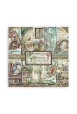 STAMPERIA STAMPERIA HERBARIUM SILVAE 12x12 COLLECTION PACK 10 SHEETS