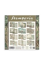 STAMPERIA STAMPERIA HERBARIUM SILVAE 12x12 COLLECTION PACK 10 SHEETS