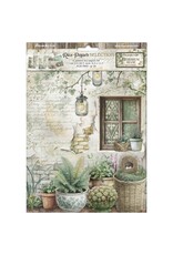 STAMPERIA STAMPERIA HERBARIUM SILVAE ASSORTED A4 RICE PAPER 6/PK