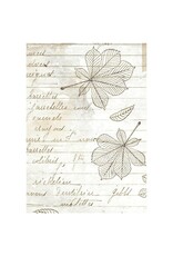 STAMPERIA STAMPERIA HERBARIUM SILVAE ASSORTED A6 RICE PAPER DECOUPAGE BACKGROUNDS 10.5X14.8CM 8/PK