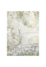 STAMPERIA STAMPERIA HERBARIUM SILVAE ASSORTED A6 RICE PAPER DECOUPAGE BACKGROUNDS 10.5X14.8CM 8/PK