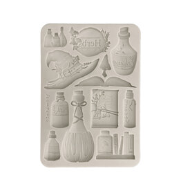 STAMPERIA STAMPERIA HERBARIUM SILVAE ALCHEMY A5 SILICONE MOULD