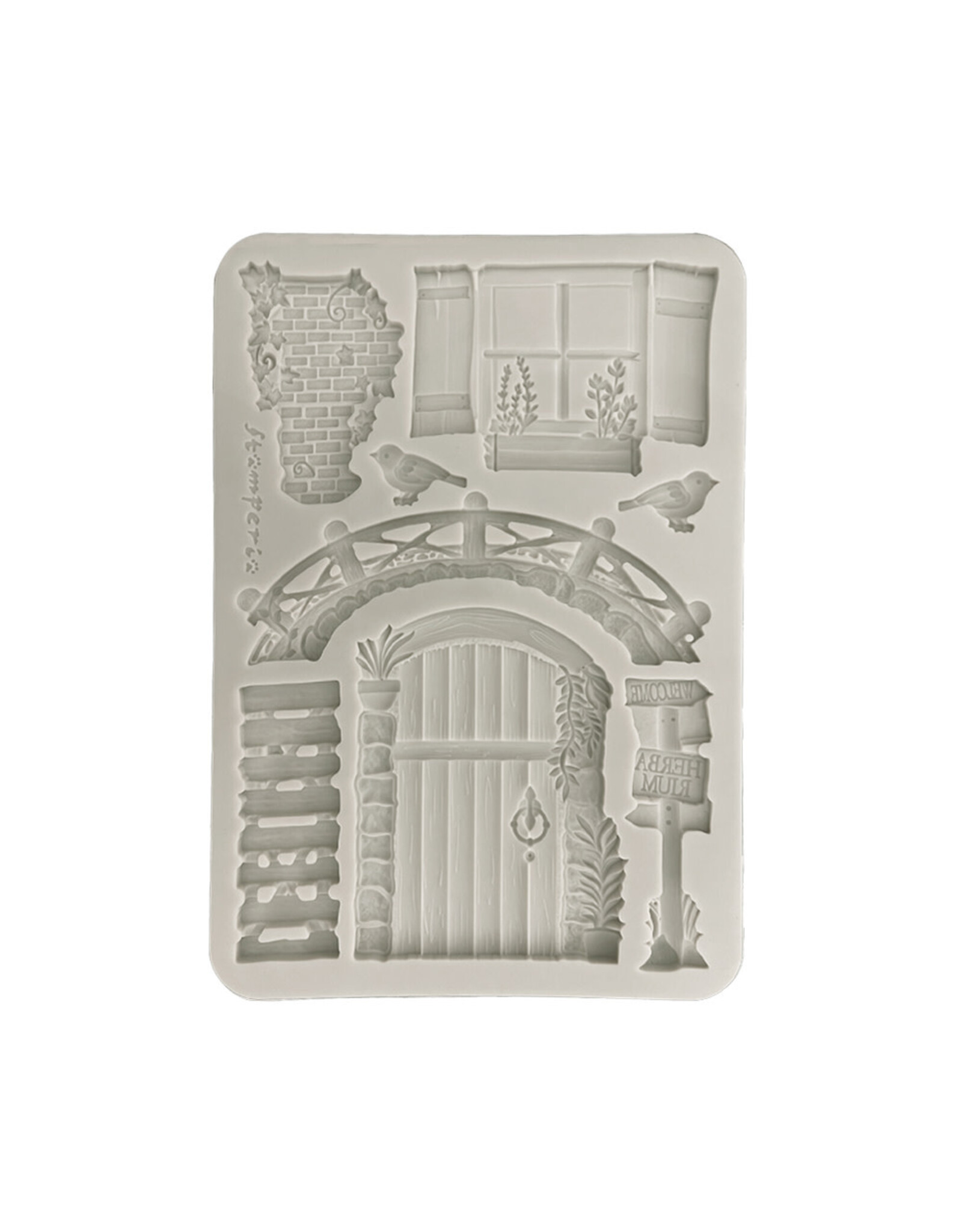 STAMPERIA STAMPERIA HERBARIUM SILVAE BRIDGE A5 SILICONE MOULD
