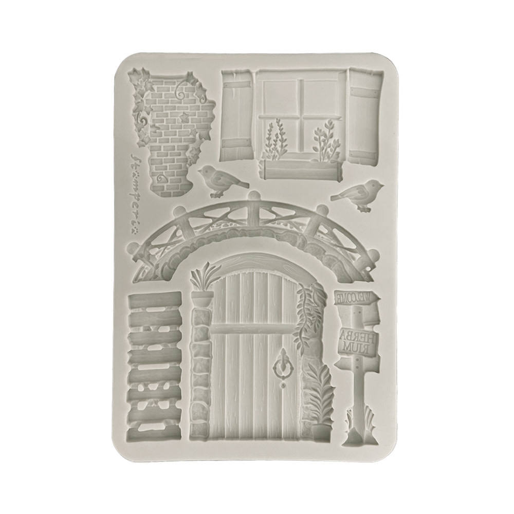 STAMPERIA STAMPERIA HERBARIUM SILVAE BRIDGE A5 SILICONE MOULD