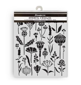 STAMPERIA STAMPERIA HERBARIUM SILVAE HERBARIUM 20x25cm STENCIL