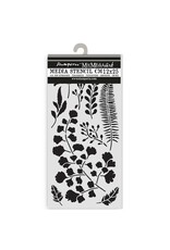 STAMPERIA STAMPERIA HERBARIUM SILVAE LEAVES 12x25cm STENCIL