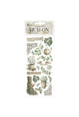 STAMPERIA STAMPERIA HERBARIUM SILVAE TEA TIME RUB-ON