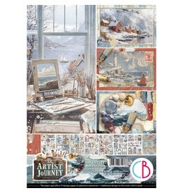 CIAO BELLA CIAO BELLA AN ARTIST JOURNEY A4 CREATIVE PAD 9 SHEETS