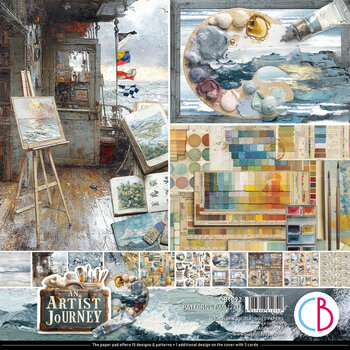 CIAO BELLA CIAO BELLA AN ARTIST JOURNEY 12x12 PATTERNS PAD 8 SHEETS