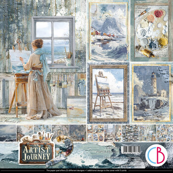 CIAO BELLA CIAO BELLA AN ARTIST JOURNEY 12x12 PAPER PAD 12 SHEETS