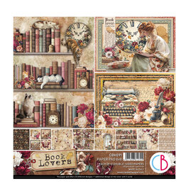 CIAO BELLA CIAO BELLA BOOK LOVERS 8x8 PAPER PAD 12 SHEETS