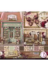 CIAO BELLA CIAO BELLA BOOK LOVERS 12x12 PATTERNS PAD 8 SHEETS