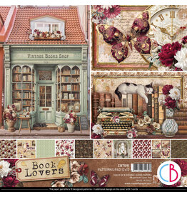 CIAO BELLA CIAO BELLA BOOK LOVERS 12x12 PATTERNS PAD 8 SHEETS