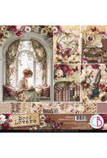 CIAO BELLA CIAO BELLA BOOK LOVERS 12x12 PAPER PAD 12 SHEETS
