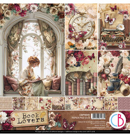 CIAO BELLA CIAO BELLA BOOK LOVERS 12x12 PAPER PAD 12 SHEETS