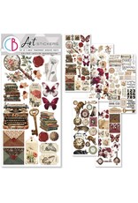 CIAO BELLA CIAO BELLA BOOK LOVERS TRANSPARENT ADHESIVE SHEETS 5/PK