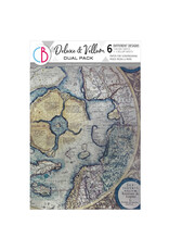 CIAO BELLA CIAO BELLA AN ARTIST JOURNEY A4 DELUXE SILVER & VELLUM MIXED PAPER PACK 6 SHEETS