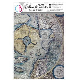 CIAO BELLA CIAO BELLA AN ARTIST JOURNEY A4 DELUXE SILVER & VELLUM MIXED PAPER PACK 6 SHEETS