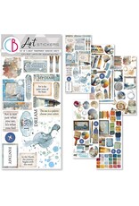 CIAO BELLA CIAO BELLA AN ARTIST JOURNEY TRANSPARENT ADHESIVE SHEETS 5/PK