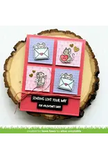 LAWN FAWN LAWN FAWN VALENTINE MICE CLEAR STAMP SET