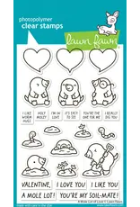 LAWN FAWN LAWN FAWN A MOLE LOT OF LOVE CLEAR STAMP SET