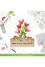 LAWN FAWN LAWN FAWN A MOLE LOT OF LOVE ADD-ON CLEAR STAMP SET