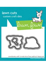 LAWN FAWN LAWN FAWN A MOLE LOT OF LOVE ADD-ON DIE SET