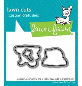 LAWN FAWN LAWN FAWN A MOLE LOT OF LOVE ADD-ON DIE SET