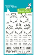 LAWN FAWN LAWN FAWN CRITTER CONVERSATION HEARTS CLEAR STAMP SET