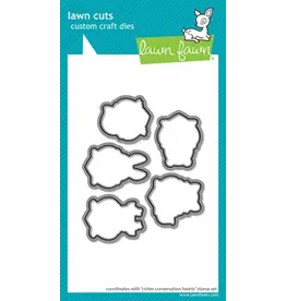 LAWN FAWN LAWN FAWN CRITTER CONVERSATION HEARTS DIE SET