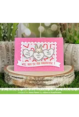 LAWN FAWN LAWN FAWN CRITTER CONVERSATION HEARTS ADD-ON CLEAR STAMP SET