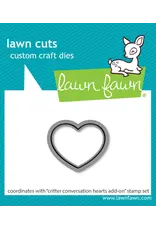LAWN FAWN LAWN FAWN CRITTER CONVERSATION HEARTS ADD-ON DIE
