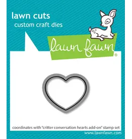 LAWN FAWN LAWN FAWN CRITTER CONVERSATION HEARTS ADD-ON DIE