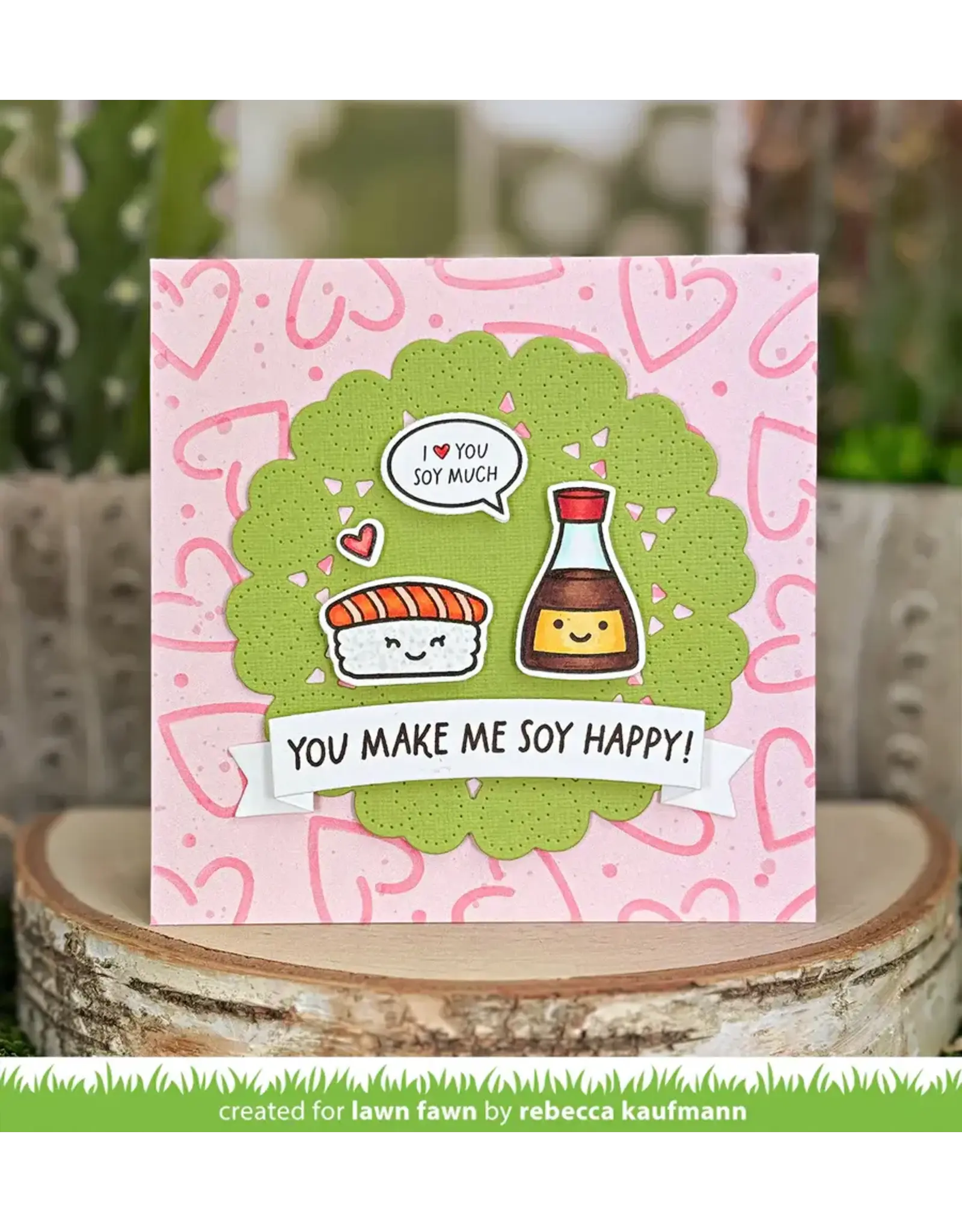 LAWN FAWN LAWN FAWN SOY HAPPY CLEAR STAMP SET