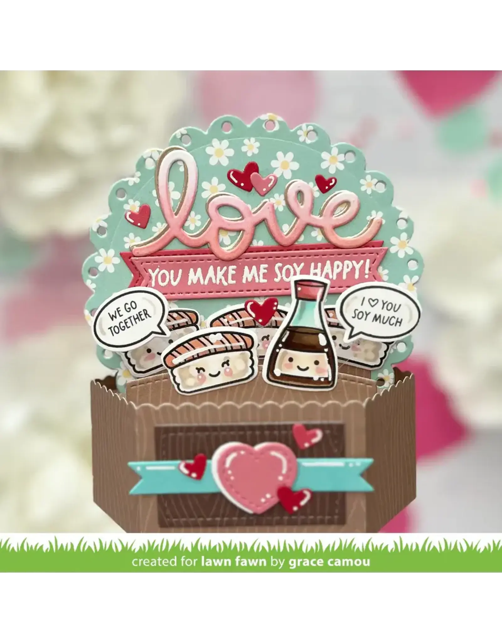 LAWN FAWN LAWN FAWN SOY HAPPY CLEAR STAMP SET