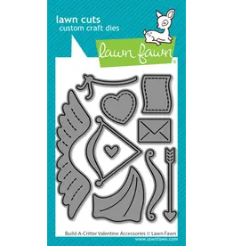 LAWN FAWN LAWN FAWN BUILD-A-CRITTER VALENTINE ACCESSORIES DIE SET