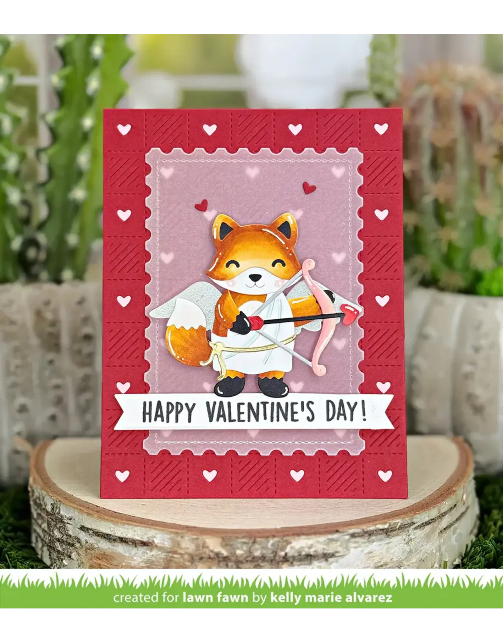 LAWN FAWN LAWN FAWN BUILD-A-CRITTER VALENTINE ACCESSORIES DIE SET